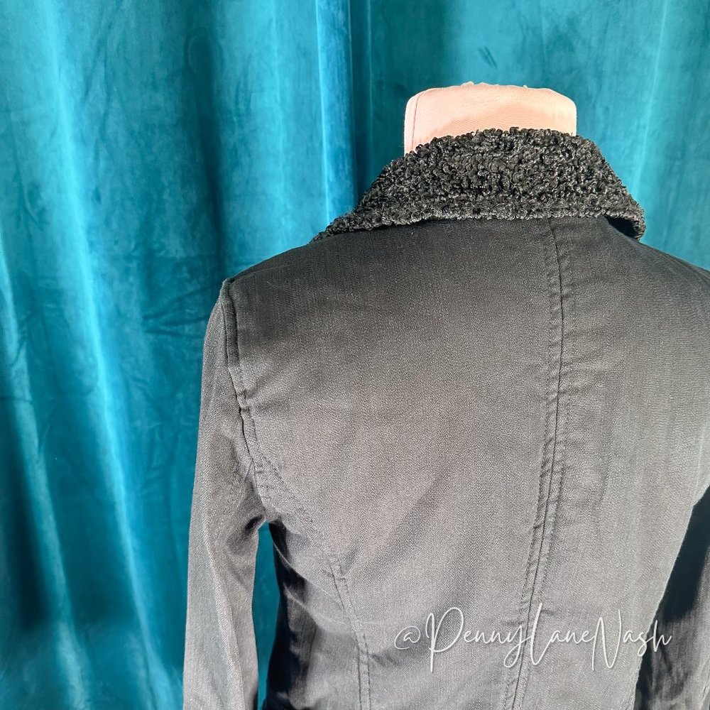 Rock & Republic Mixed Media Moto Jacket Black - Picture 11 of 14